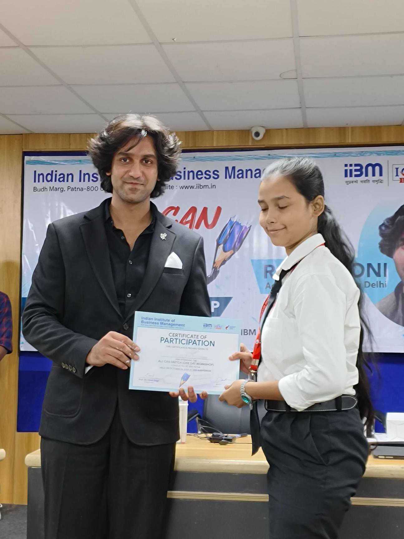 Rahul Soni Conducts “All Can Sketch” Workshop for PGDM, BBA, BCA & MAMC Students at IIBM and ZHI Patna
